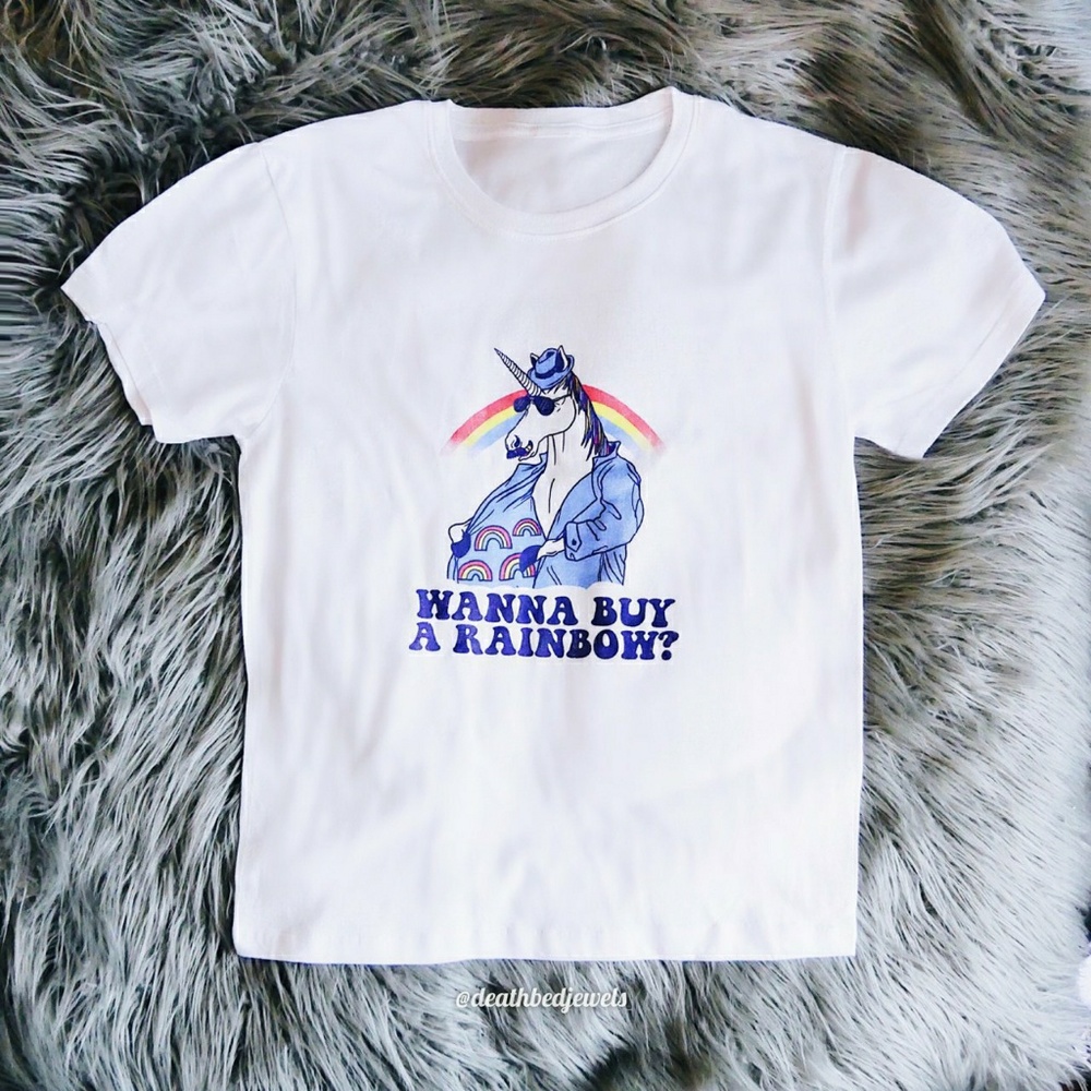 ⚡SALE⚡ Unicorn Rainbow Dealer Graphic Tee, NWT